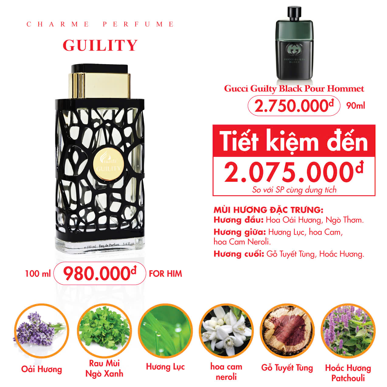 Charme Guility 100ml New 2026