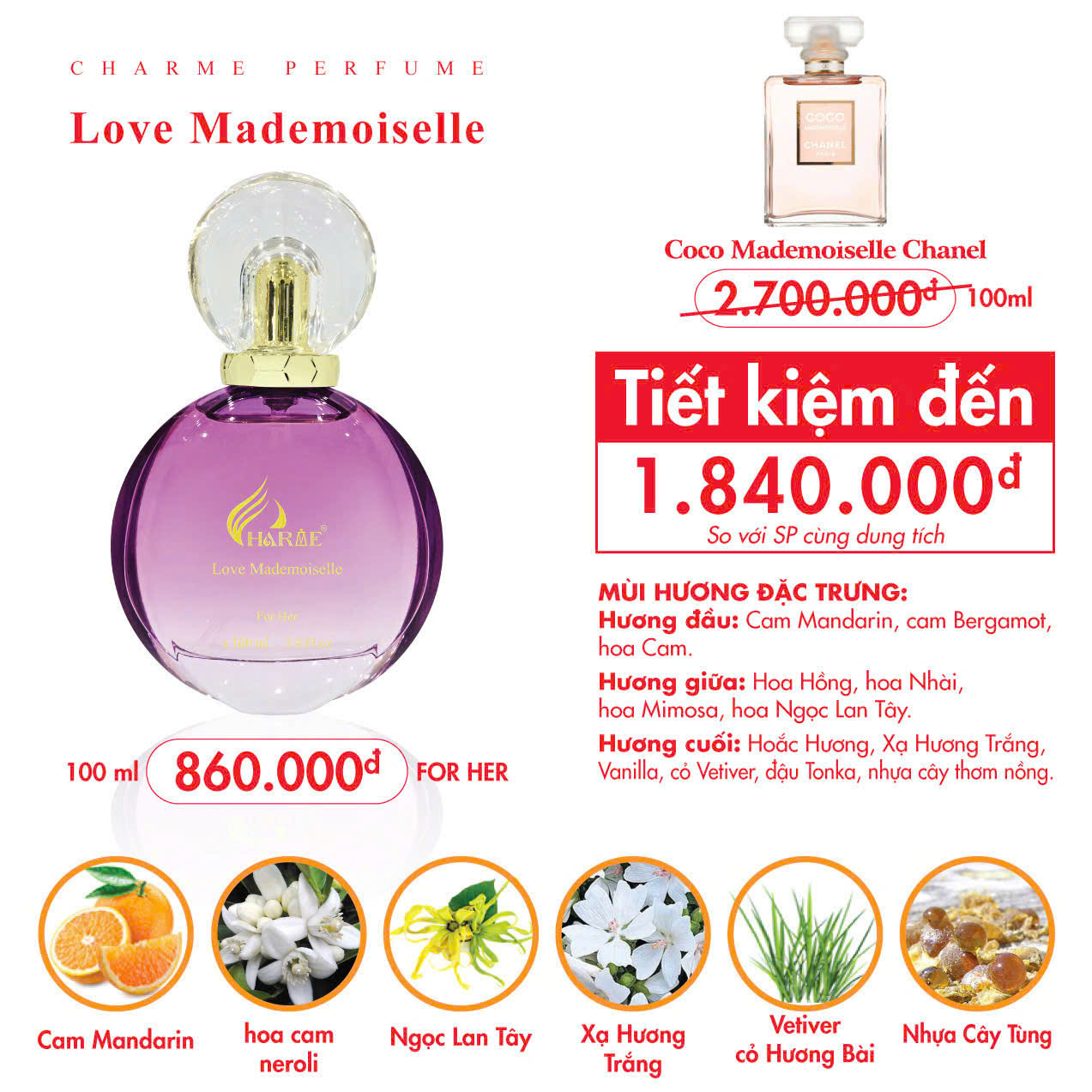 Charme Love Mademoiselle 100ml