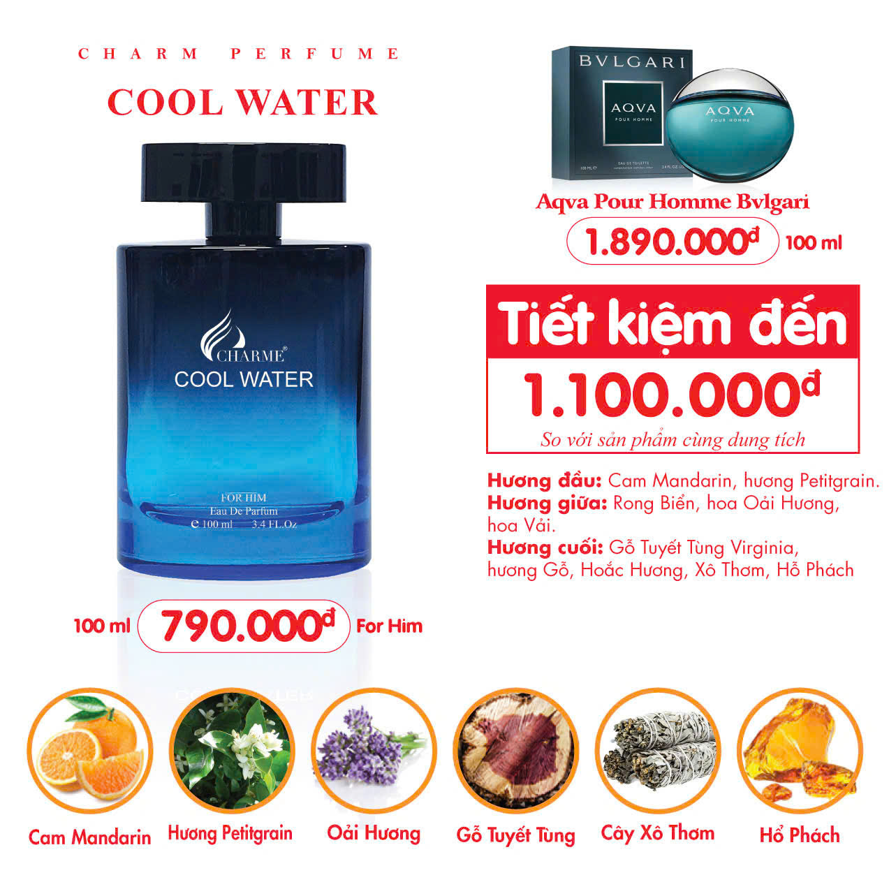Charme Cool Water 100ml