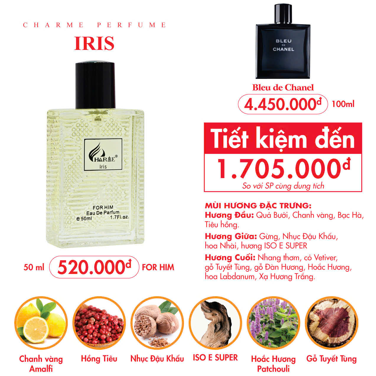 Charme Iris 50ml
