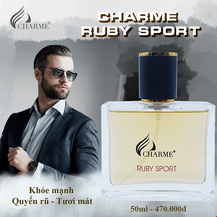 nước hoa nam charme ruby
