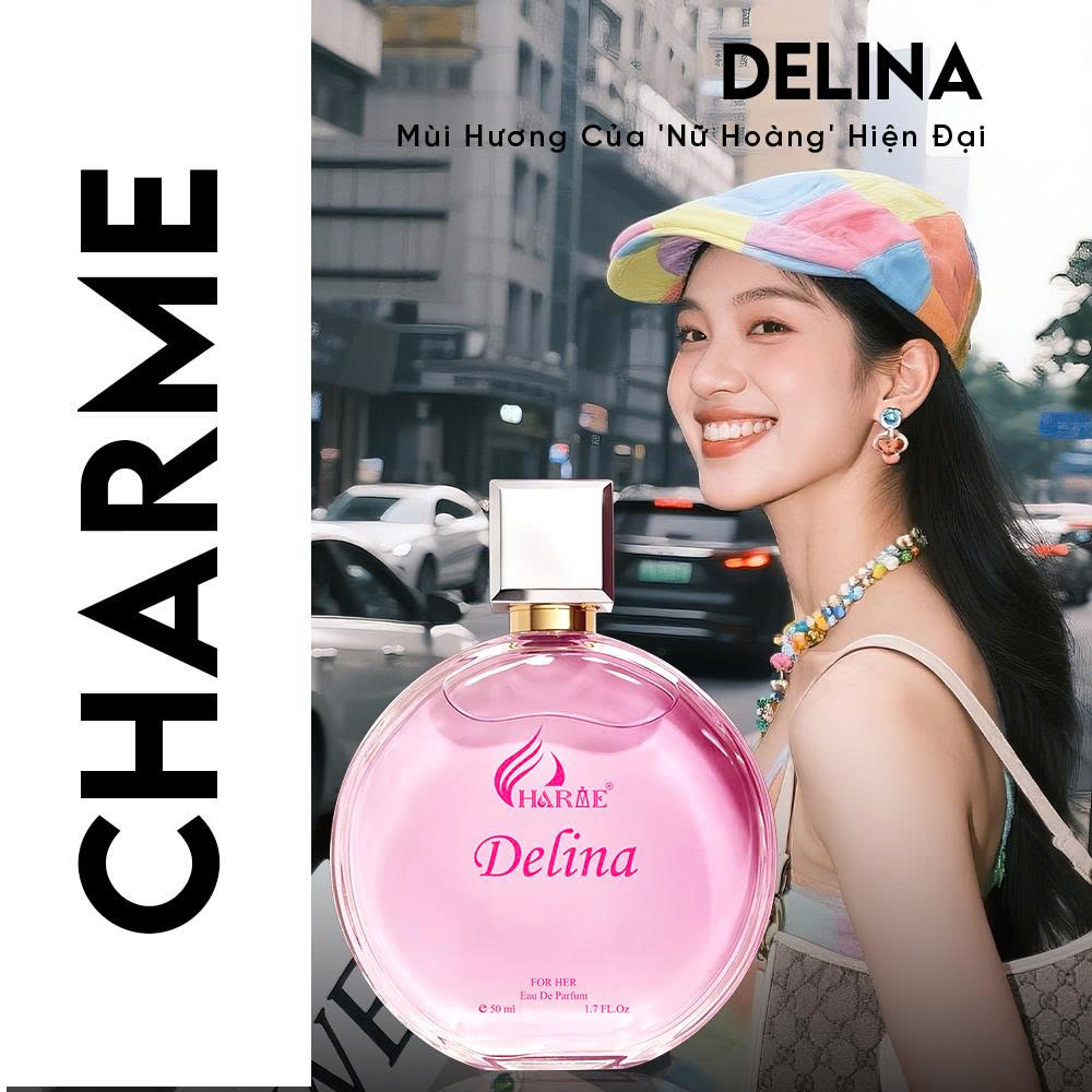 Charme Delina 50ml - tầng hương hoa hồng Thổ Nhĩ Kỳ