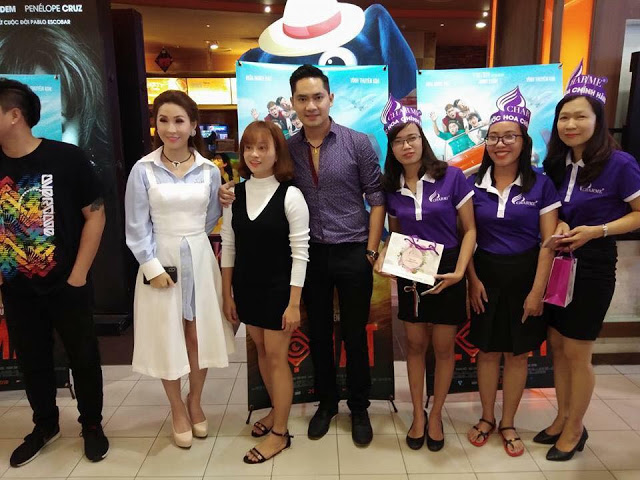 Diễn viên Minh Luân với nước hoa Charme