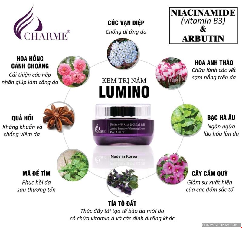 Kem Trị Nám Charme Lumino