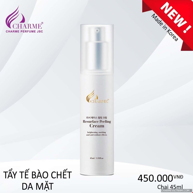 Serum tẩy tế bào chết mặt Charme Resuface Peeling