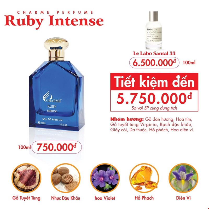 Charme Ruby Intense 100ml