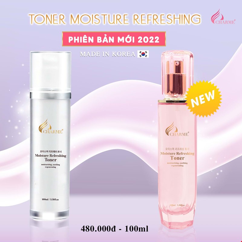 Moisture Refreshing Toner Nước cân bằng dưỡng da 2 in 1