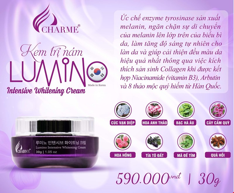 Kem Trị Nám Charme Lumino