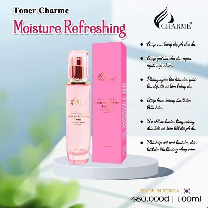 Moisture Refreshing Toner Nước cân bằng dưỡng da 2 in 1