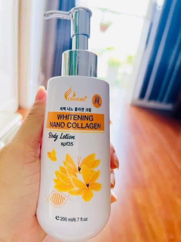 Kem dưỡng da toàn thân Charme Whitening Nano Collagen