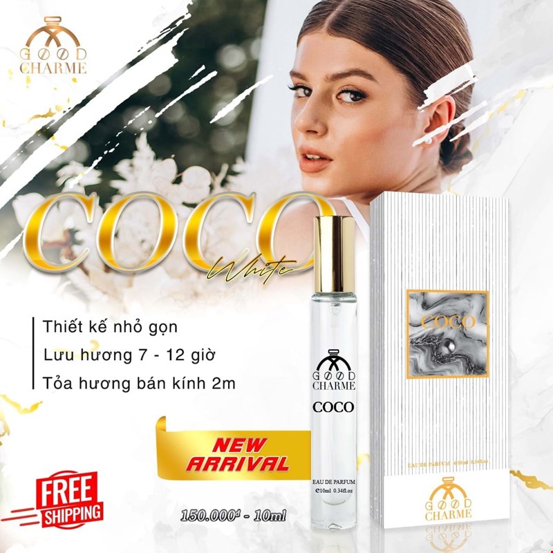 Goodcharme Coco Trắng 10ml