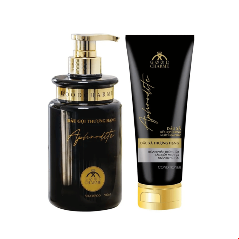 Combo Dầu Gội - Dầu Xả Thượng Hạng Aphrodite - Black