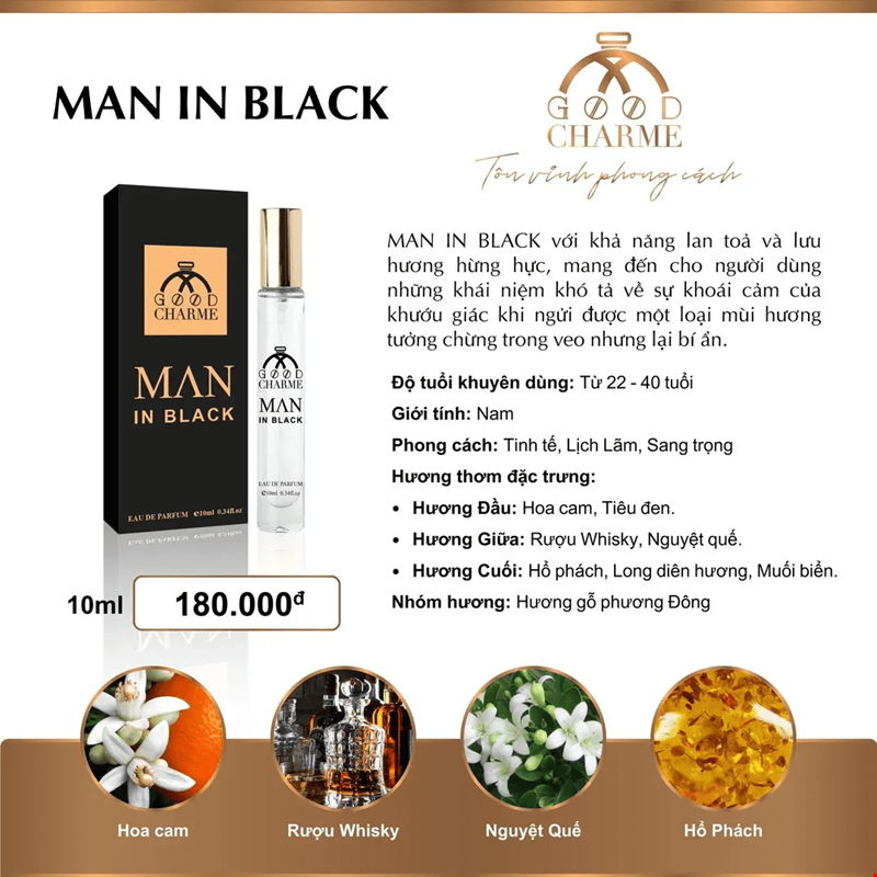 GoodCharme Man In Black 10ml