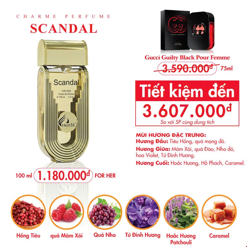 Charme Scandal 100ml New 2024