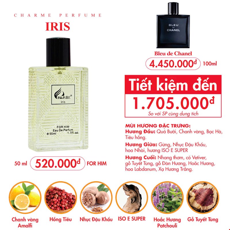 Charme Iris 50ml