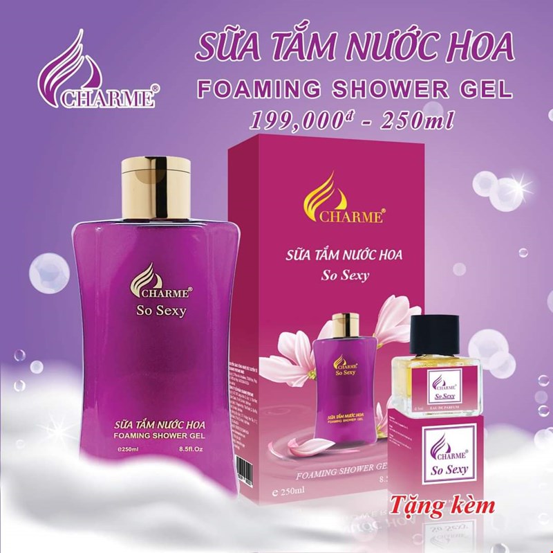 Sữa Tắm Nước Hoa Charme So Sexy 250ml